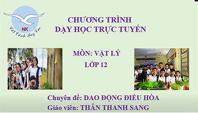 Bài 1: Dao động điều hoà
