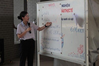 Tiết học trải nghiệm ứng dụng toán học vào thực tế