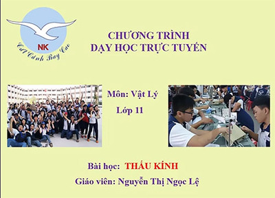 LÝ 11 : BÀI 8 : BÀI TẬP THẤU KÍNH