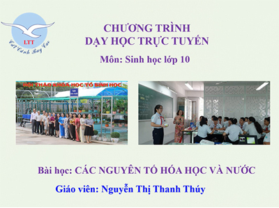 Bài 3: Các nguyên tố hóa học và nước.