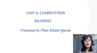 Unit 6: Competitions: Reading, Listening