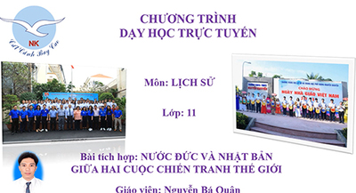Bài 12: Nước Đức giừa hai cuộc chiến tranh thế giới (1918-1939).