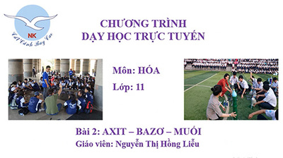 Bài 02 : Axit - bazơ và muối