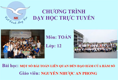 TOÁN 12 : BÀI 17 : MỘT SỐ BÀI TOÁN LIÊN QUAN ĐẾN ĐẠO HÀM CỦA HÀM SỐ